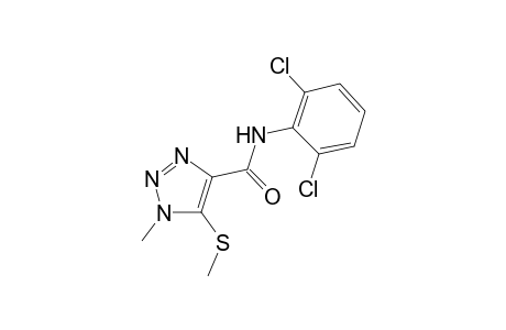 1,2,3-Triazole-4-carboxamide, N-(2,6-dichlorophenyl)-1-methyl-5-methylthio-