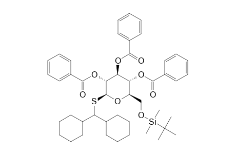 DICYCLOHEXYLMETHYL_2,3,4-TRI-O-BENZOYL-6-O-(TERT.-BUTYLDIMETHYLSILYL)-1-THIO-BETA-D-GLUCOPYRANOSIDE
