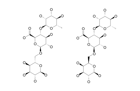 ALPHA-L-RHAMNOPYRANOSYL-(1->4)-BETA-D-GLUCURONOPYRANOSYL-(1->6)-ALPHA/BETA-D-GALACTOPYRANOSIDE