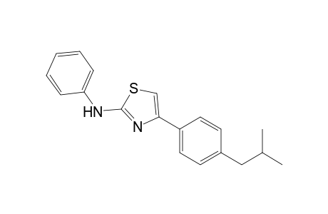 4-(4-isobutylphenyl)-N-phenyl-thiazol-2-amine