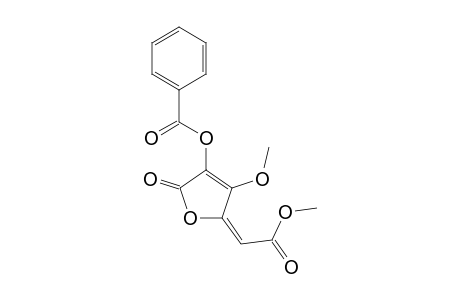 Methyl [4-benzoyloxy-3-methoxy-5-oxofuran-2(5H)-ylidene]-acetate