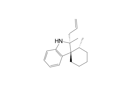 (1R*,2R*,2'R*)/(1R*,2R*,2'S*)-2'-Allyl-2'-methylspiro[2-methylcyclohexan-1,3'-3'H-indole]