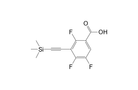 2,4,5-Trifluoro-3-[2-(trimethylsilyl)ethynyl]benzoic acid