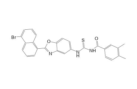 N-{[4-(2-chloro-4-nitrophenyl)-1-piperazinyl]carbothioyl}-3,4,5-triethoxybenzamide
