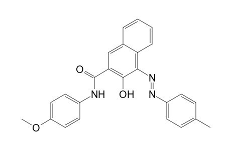 1-(Tolylazo)-3-(4-methoxyanilinocarbonyl)-2-hydroxynaphthalene