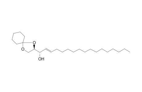 (2R,3S,4E)-1,2-Cyclohexylidenedioxynonadec-4-en-3-ol