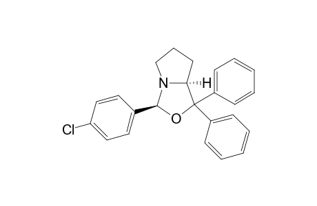 (3S,7aS)-3-(4-chlorophenyl)-1,1-diphenylhexahydropyrrolo[1,2-c]oxazole