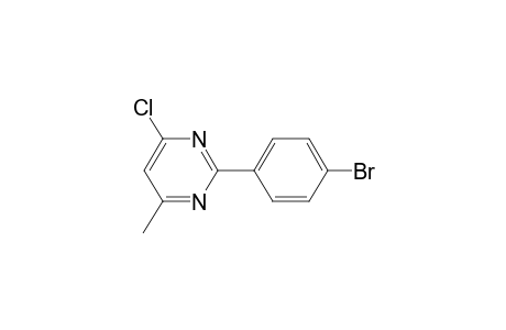 2-(4-Bromo-phenyl)-4-chloro-6-methyl-pyrimidine