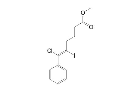 METHYL-(E)-(6-CHLORO-5-IODO-6-PHENYLHEX-5-ENOATE)