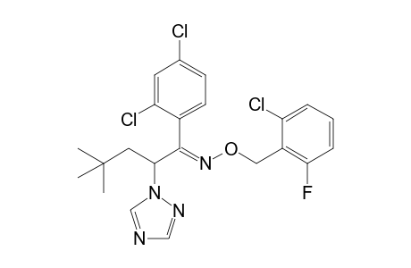 1-Pentanone, 1-(2,4-dichlorophenyl)-4,4-dimethyl-2-(1H-1,2,4-triazol-1-yl)-, O-[(2-chloro-6-fluorophenyl)methyl]oxime