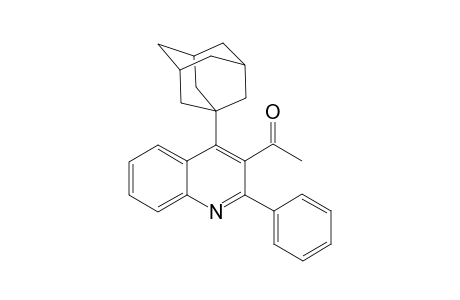 1-[2-Phenyl-4-(tricyclo[3.3.1.1(3,7)]dec-1-yl)quinolin-3-yl]ethanone