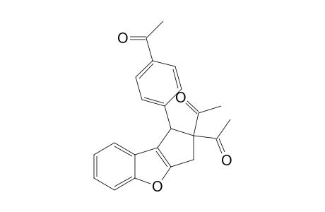 1,1'-(1-(4-Acetylphenyl)-2,3-dihydro-1H-benzo[b]cyclopenta[d]furan-2,2-diyl)diethanone