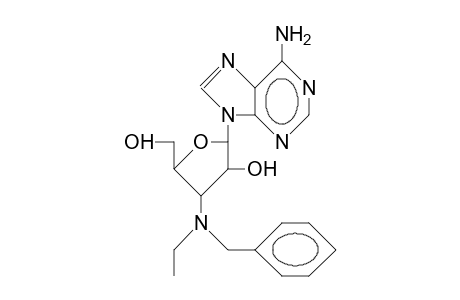 3'-(N-Benzyl-N-ethylamino)-3'-deoxy-adenosine