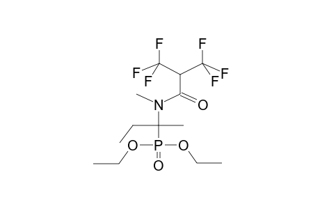 O,O-DIETHYL-2-(N-ALPHA-HYDROHEXAFLUOROISOBUTYRYL-N-METHYLAMINO)BUT-2-YLPHOSPHONATE