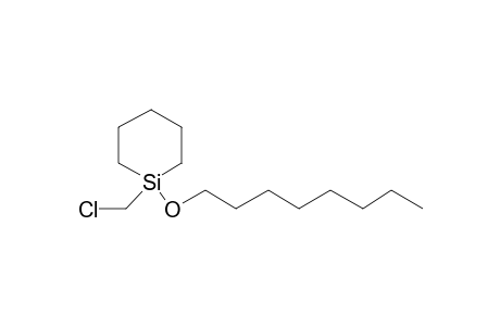 1-(Chloromethyl)-1-silinanyl octyl ether