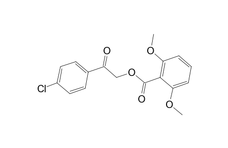 2-(4-Chlorophenyl)-2-oxoethyl 2,6-dimethoxybenzoate