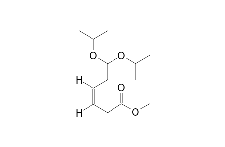 methyl (Z)-6,6-di(propan-2-yloxy)hex-3-enoate
