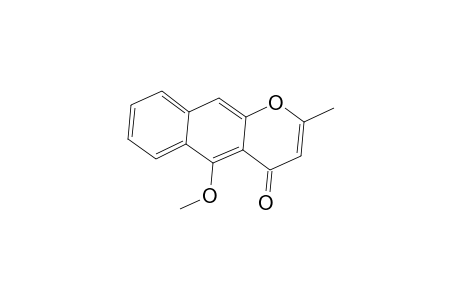 4H-Naphtho[2,3-b]pyran-4-one, 5-methoxy-2-methyl-