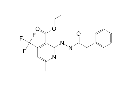 6-methyl-2-[N'-(2-phenylacetyl)hydrazino]-4-(trifluoromethyl)nicotinic acid ethyl ester