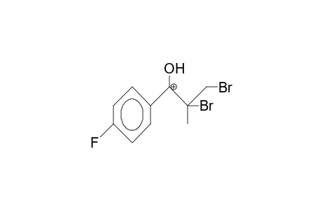 4'-Fluoro-2,3-dibromo-2-methyl-propiophenone cation