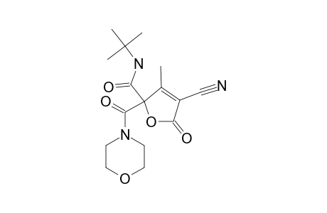 N-TERT.-BUTYL-4-CYANO-3-METHYL-2-(MORPHOLINOCARBONYL)-5-OXO-2,5-DIHYDROFURAN-2-CARBOXAMIDE