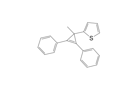 2-(1-Methyl-2,3-diphenyl-2-cyclopropen-1-yl)thiophene