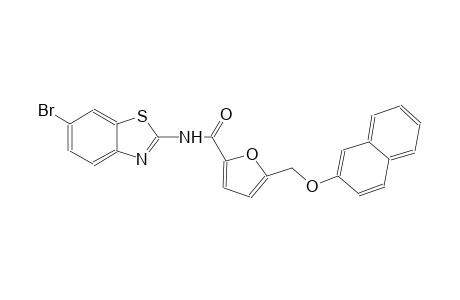 N-(6-bromo-1,3-benzothiazol-2-yl)-5-[(2-naphthyloxy)methyl]-2-furamide