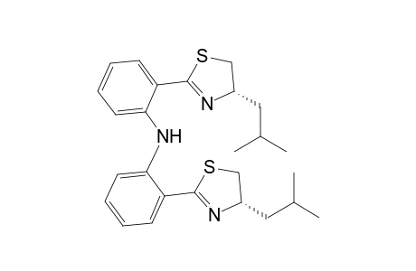 Bis[2-((4S)-4-isobutyl-4,5-dihydrothiazol-2-yl)phenyl]amine