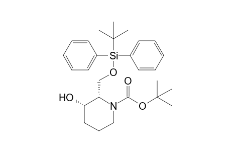 (2S,3S)-2-[[tert-butyl(diphenyl)silyl]oxymethyl]-3-hydroxy-1-piperidinecarboxylic acid tert-butyl ester
