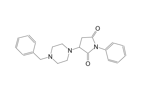 3-(4-benzyl-1-piperazinyl)-1-phenyl-2,5-pyrrolidinedione