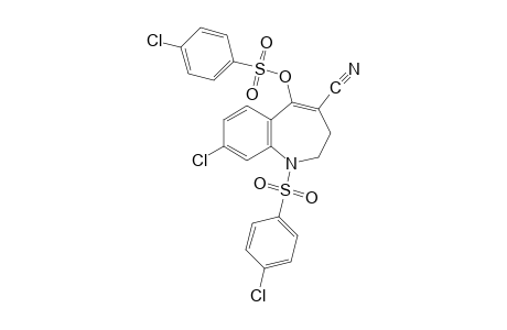 8-chloro-1-[(p-chlorophenyl)sulfonyl]-2,3-dihydro-5-hydroxy-1H-1-benzazepine-4-carbonitrile, p-chlorobenzenesulfonate (ester)