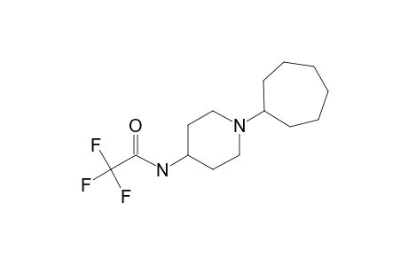 1-Cycloheptyl-4-piperidinamine, N-trifluoroacetyl-