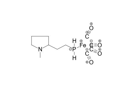 Iron, tetracarbonyl-2-(N-methyl-2-pyrrolidinyl)ethylphosphine