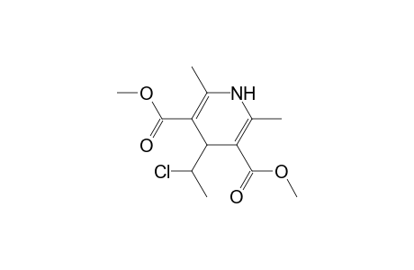 3,5-Pyridinedicarboxylic acid, 4-(1-chloroethyl)-1,4-dihydro-2,6-dimethyl-, dimethyl ester