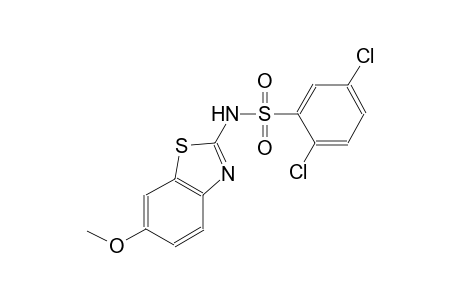 2,5-dichloro-N-(6-methoxy-1,3-benzothiazol-2-yl)benzenesulfonamide