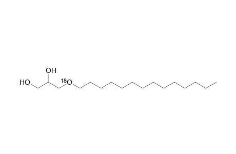 3-(tetradecyl-18O-oxy)-1,2-propanediol