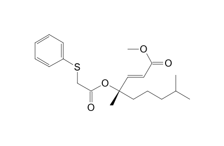 (E,4S)-4,8-dimethyl-4-[1-oxo-2-(phenylthio)ethoxy]-2-nonenoic acid methyl ester