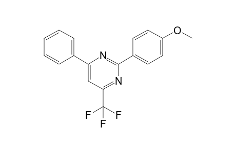 2-(p-Methoxyphenyl)-6-phenyl-4-(trifluoromethyl)pyrimidine