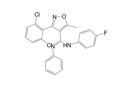 Isoxazole-4-carboxamidine, 3-(2,6-dichlorophenyl)-5-methyl-N1-(4-fluorophenyl)-N2-phenyl-