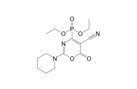 Diethyl (5-Cyano-2-piperidino-6-oxo-6H-1,3-oxazin-4-yl)phosphonate