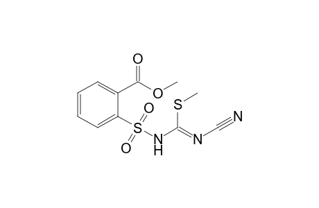 Methyl 2-({[(Cyanoimino)(methylsulfanyl)methyl]amino}sulfonyl)benzoate