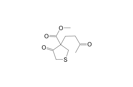 Methyl 4-oxo-3-(3-oxobutyl)tetrahydrothiophene-3-carboxylate