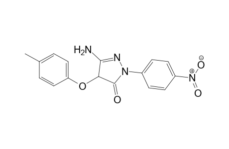 3H-pyrazol-3-one, 5-amino-2,4-dihydro-4-(4-methylphenoxy)-2-(4-nitrophenyl)-