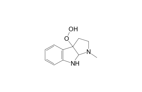 Hydroperoxide, 2,3,8,8a-tetrahydro-1-methylpyrrolo[2,3-b]indol-3a(1H)-yl