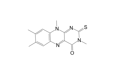 Isoalloxazine, 3,7,8,10-tetramethyl-2-thio-
