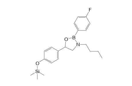 3-butyl-2-(4-fluorophenyl)-5-(4-(trimethylsilyloxy)phenyl)-1,3,2-oxazaborolidine