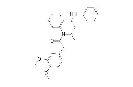 1-(4-anilino-2-methyl-3,4-dihydro-2H-quinolin-1-yl)-2-(3,4-dimethoxyphenyl)ethanone