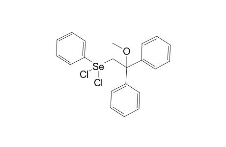 Selenium, dichloro(2-methoxy-2,2-diphenylethyl)phenyl-,
