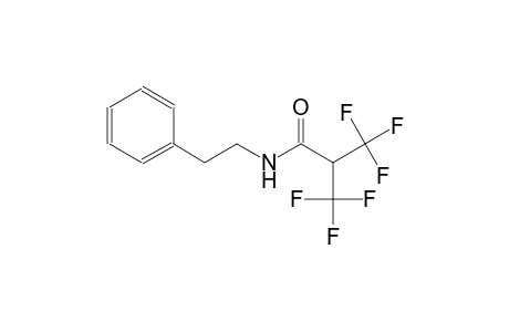 3,3,3-trifluoro-N-(2-phenylethyl)-2-(trifluoromethyl)propanamide