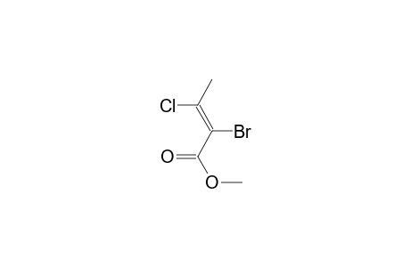 (trans) methyl 2-bromo-3-chloro-2-butenoate